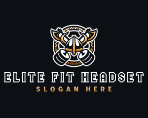 Viking Gym Fitness logo design