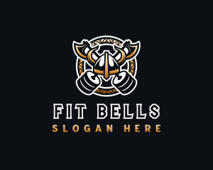 Viking Gym Fitness logo design