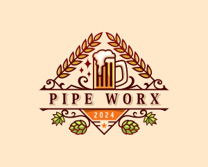 Beer Mug Brewery logo design