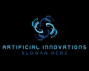 Artificial Intelligence Developer logo design