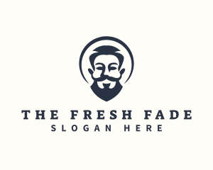 Man Beard Grooming logo design