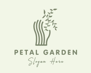 Natural Wellness Hand logo design