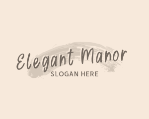 Classy Elegant Wordmark logo design