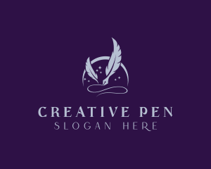 Pen Quill Publisher logo design