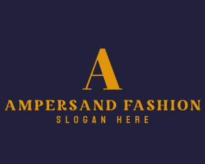 Gold Elegant Fashion Boutique, logo design