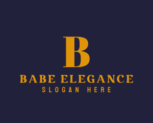 Gold Elegant Fashion Boutique, logo design