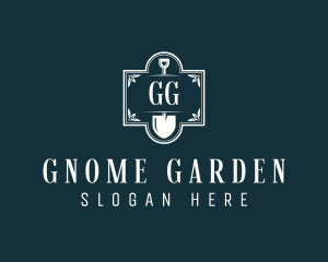 Shovel Garden Tool logo design