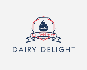 Cupcake Bakery Dessert  logo design