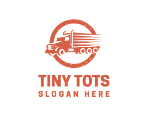 Rustic Delivery Truck Logo