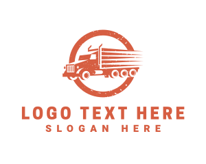 Rustic Delivery Truck Logo