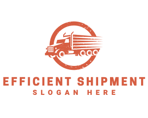 Rustic Delivery Truck logo design