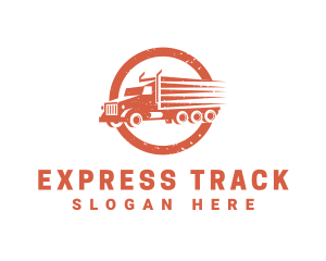 Rustic Delivery Truck logo design