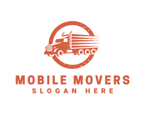 Rustic Delivery Truck logo design