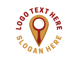 Location Magnifying Glass logo