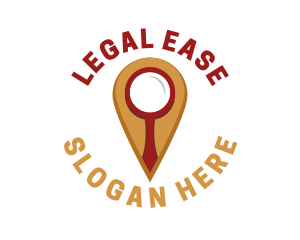 Location Magnifying Glass logo