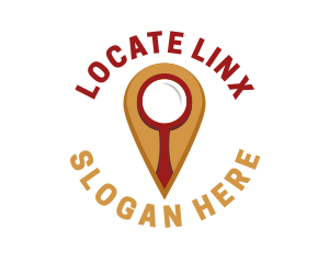 Location Magnifying Glass logo