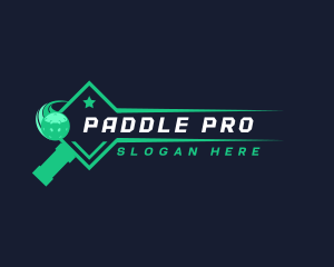 Pickleball Paddle League logo design