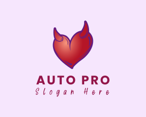 Naughty Horn Heart  logo