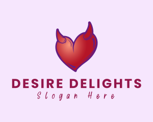 Naughty Horn Heart  logo