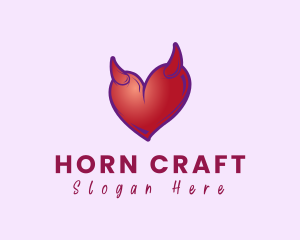 Naughty Horn Heart  logo