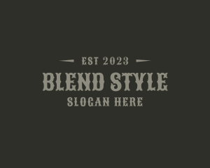 Western Masculine Style logo design