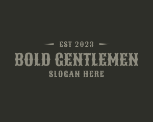 Western Masculine Style logo design