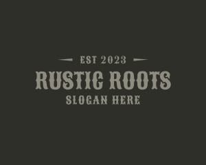 Western Masculine Style logo design