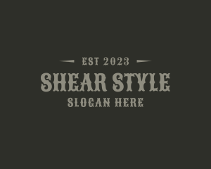 Western Masculine Style logo design