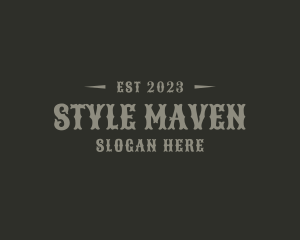 Western Masculine Style logo design