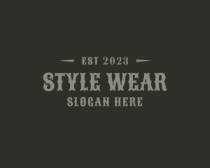 Western Masculine Style logo design