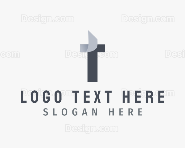 Modern Business Company Letter T Logo