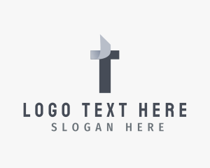 Modern Business Company Letter T logo