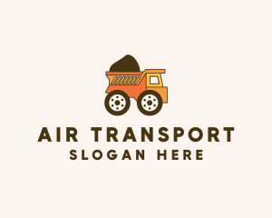 Transportation Dump Truck logo design