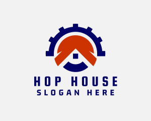 Cog House Property logo design