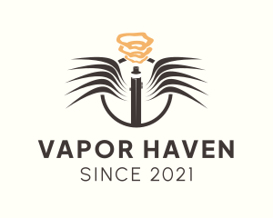 Smoking Vape Wings logo