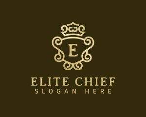 Elegant Crown Mirror logo design