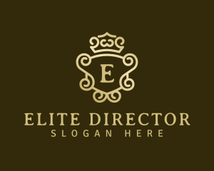 Elegant Crown Mirror logo design