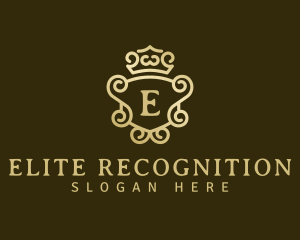 Elegant Crown Mirror logo design