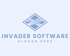 Biotech Software Wave logo design