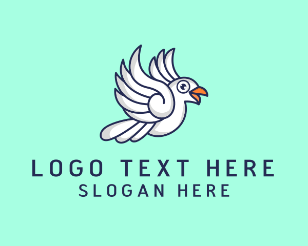 Dove logo example 1