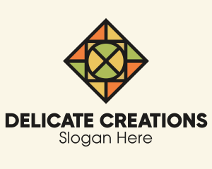 Stained Glass Radial logo design