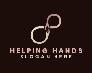 Infinity Hand Volunteer logo