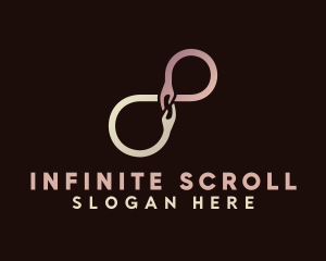 Infinity Hand Volunteer logo design