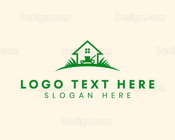 Lawn Mower Garden Logo