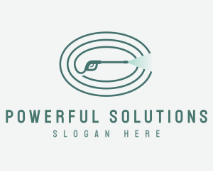 Power Washer Cleaner logo design