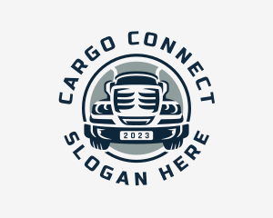 Cargo Freight Truck logo design