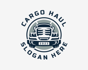 Cargo Freight Truck logo design