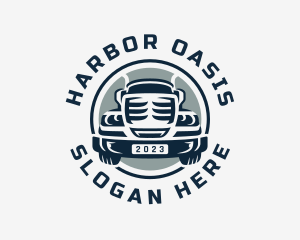 Cargo Freight Truck logo design