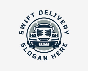 Cargo Freight Truck logo design