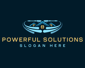 Sanitation Power Washing logo design